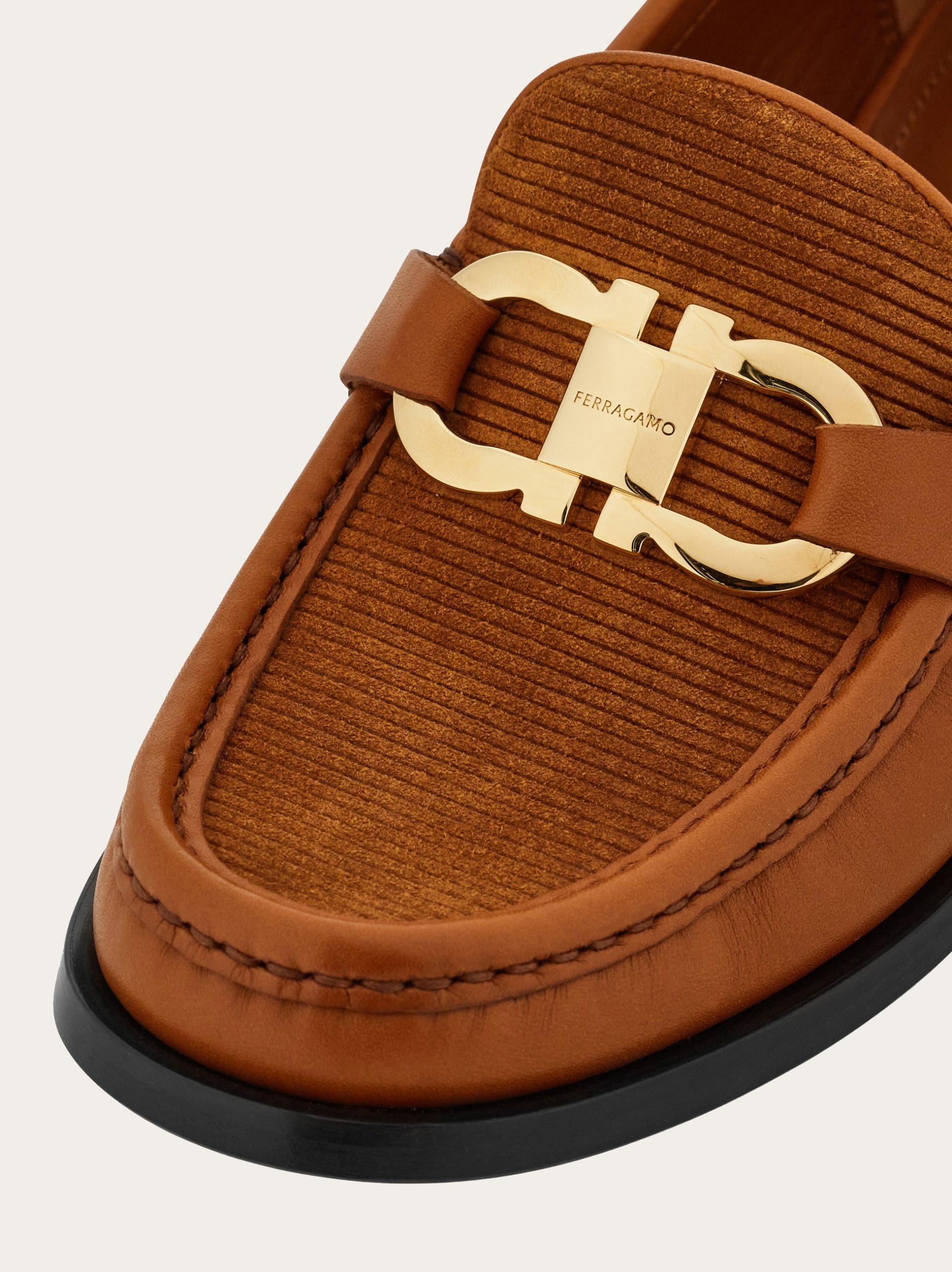 Ferragamo Loafer with Gancini ornament - Image 5